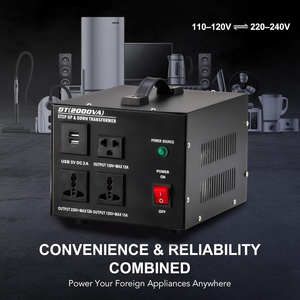 Convertisseur de tension monophasé personnalisé DT-2000W 110V vers 220V Transformateurs élévateurs de puissance élevée - Product Image 2