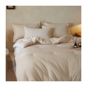 Piumino Invernale Premium in Cotone e Lino Antibatterico e Anti-Acaro Certificato Tedesco, Standard Classe A, Trapunta Calda per Letto Matrimoniale - Product Image 1