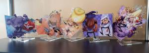 OEM Odm Anime Pizza Tower 6 figurines en acrylique - Product Image 6