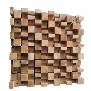 Solution acoustique professionnelle 60*60cm <span class=keywords><strong>Absorbeur</strong></span> de son en bois massif pour espace commercial - Product Image 3