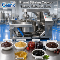 Mélangeur de cuisson planétaire automatique commercial en acier inoxydable avec marmite basculante à double enveloppe pour sauce chili et confiture