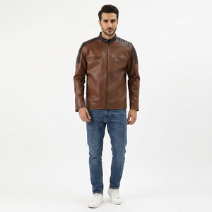 New Style Causal Vintage <b>Men</b> <b>Leather</b> <b>Jacket</b> Latest Hot Sala Winter Wear <b>Leather</b> Biker Winter <b>jacket</b> for <b>men</b> - Product Image 1