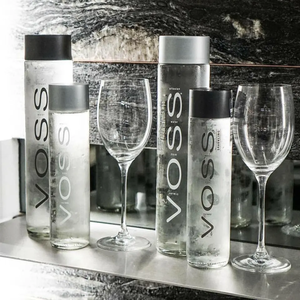 250ml 300ml 350ml <span class=keywords><strong>400ml</strong></span> trong suốt vít mũ VOSS chai thủy tinh Nước cho nước trái cây sữa - Product Image 2