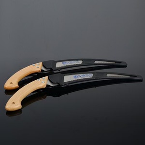 Sierra curva Ars con mango de madera y hoja de acero con alto contenido de carbono, herramienta manual para carpintería y poda de jardín - Product Image 1
