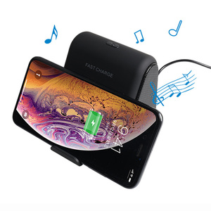 Hot Sell <strong>Charging</strong> <strong>Stand</strong> 5V 1A 9V 1.1A Speaker and Wireless Charger for Cell <strong>Phone</strong> - Product Image 5