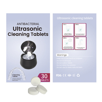 30 Comprimés Nettoyants Effervescents à Ultrasons pour Appareils Dentaires, Gouttières de Nuit, Gouttières Orthodontiques et Aligners