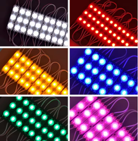Modules LED SMD 2835 DC12v 24v 60*11mm IP65 3 LED 1,5W Blanc Froid Rouge Rose Corps ABS pour Enseignes Lumineuses LED