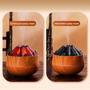 UK Humificador 300ml <b>Mini</b> Flame Volcano Aroma Diffuser Household Essential Oil Humidifier with 1-Year Warranty Innovative Design - Product Image 4