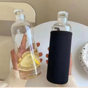 Transparent Plastic Drinkware 550ML <b>Time</b> Scale Cups Leak-Proof Clear <b>Water</b> <b>Bottle</b> for Daily Drinking - Product Image 4