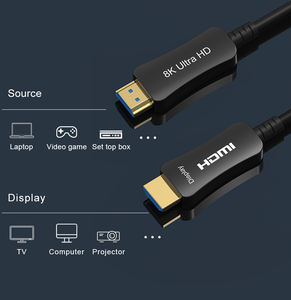 Cable HDMI <span class=keywords><strong>de</strong></span> Fibra Óptica <span class=keywords><strong>de</strong></span> 48 Gbps, Compatible con 8K/60Hz 4K/120Hz con EARC/HDR, Cable HDMI Flexible Certificado <span class=keywords><strong>para</strong></span> PS5, Xbox, <span class=keywords><strong>Sony</strong></span> y Monitor - Product Image 2