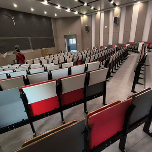 เก้าอี้ไม้ดีไซน์ทันสมัยเหมาะสำหรับห้องประชุม ห้องเรียนมัลติมีเดีย และโต๊ะและเก้าอี้แบบเชื่อมต่อในโรงเรียน - Product Image 6