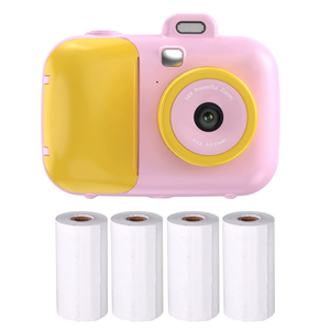2.7K 1080P HD Mini anında kağıt kamera çocuklar dijital anında baskı kamera CMOS görüntüleme TF çocuklar için mükemmel fotoğraf hediyeler - Product Image 1