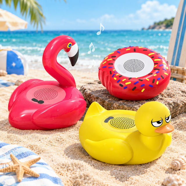 IP67 Waterproof Flamingo Bluetooth Speaker Floating Pool Speaker Portable Wireless Speaker for Outdoor Water Activities