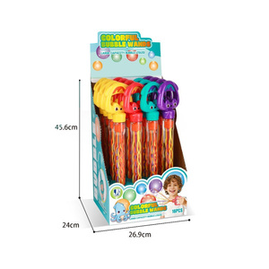 Varita de <span class=keywords><strong>burbujas</strong></span> larga con diseño de personajes infantiles, pulpo de cinco garras, 32 orificios, para fiestas de verano al aire libre para niños - Product Image 2