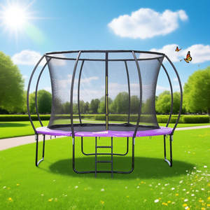 <span class=keywords><strong>Trampoline</strong></span> extérieur d'échelle de clôture sécurisée de grande taille de haute qualité pour enfants Trampolin Para Ninos Venta De Trampolines - Product Image 3