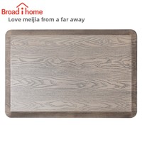 Tapis de cuisine modernes anti-fatigue Tapis de porte d'entrée en cuir PU personnalisé avec fonction antidérapante pour la salle de bain