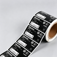 Étiquettes en papier couché brillant recyclé, résistantes aux rayures, pour imprimantes laser et jet d'encre, codes-barres d'emballage, autocollants de marquage