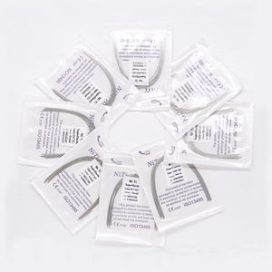 Fornitura di fabbrica di materiali per la salute dentale ortodontico <span class=keywords><strong>NiTi</strong></span> arcuato produttore di fili orto nichel titanio Archwire - Product Image 3