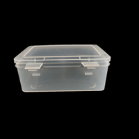 Petite boîte en plastique transparente stockage de perles boîte vide organisateur pour perles artisanat bijoux Crayon