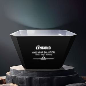 Grand seau en acrylique à LED avec poignées Seaux à glace illuminés Pj Seau à LED pour vodka absolue pour boîte de nuit - Product Image 4