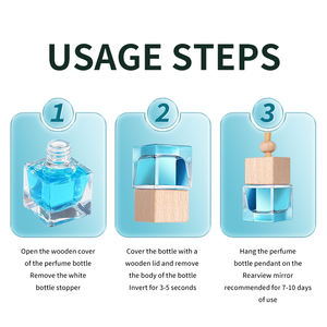 7ml 자동차 향수 펜던트 교수형 자동차 공기 청정기 식물 에센셜 오일 아로마 테라피 자동차 냄새 제거 액체 향기 - Product Image 3