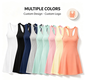 Vêtements de sport pour femmes personnalisés, respirants et à séchage rapide, avec logo sur le devant, design premium, sublimation, robe de tennis cintrée - Product Image 6