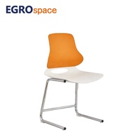 EGROspace Salle de réunion Pliable Conférence Bureau Conseil Visiteur Attente En Ligne Chaise En Plastique