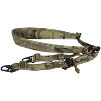 Sangle tactique multifonctionnelle à double point de fixation Tri-Claw Warfalcon pour l'extérieur, sangle d'épaule en nylon pour la chasse