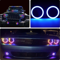 DC5V RGB adressable WS2812 Module de Pixel LED rond anneau LED 8LED/16LED/24LED/35LED/45LED Angle yeux pour la décoration de voiture