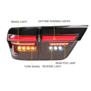 Gruppo Fanali Posteriori LED per <span class=keywords><strong>Jeep</strong></span> Grand <span class=keywords><strong>Cherokee</strong></span> 2011 2012 2013 <span class=keywords><strong>2014</strong></span>, Luci di Coda, Indicatori di Direzione, Luci di Stop, Ricambi Auto - Product Image 3