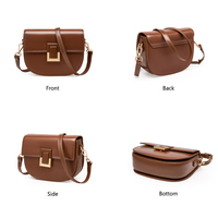 Handtasche für Damen Spaltleder Satteltasche Kontrastnähte Auf Lager Hersteller Private Label 2026