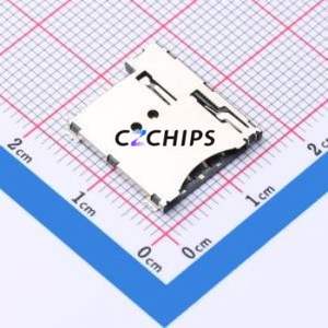 SMO-1031-P7 SIM Card Connector SMD Connector Self-Return Type Micro SIM Card Card Holder 1.35mm - Product Image 1