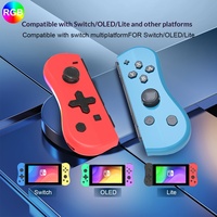 Manette de jeu gyroscopique 6 axes 360 en gros °   Manette sans fil BT Joypad pour Nintendo Switch avec bouton Turbo LED RGB, stock en gros