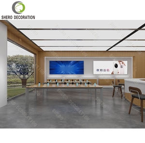 Luxury Mobile Phone Shop Design Custom Durable Phone Display Counter Table For Mobile Phone Display Cabinet Showcase - Product Image 5