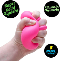 Nuevo Nee Doh Nice Cube Glow Squishy, Cubo Antiestrés que Brilla en la Oscuridad, Juguete Sensorial Súper Sólido para Niños y Adultos, Regalos
