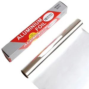 Hot bán biểu tượng tùy chỉnh Bạc nhôm foil Baking giấy nhà bếp bao bì thực phẩm phim