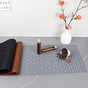 Nuovo Design 2026 Tappetino in Silicone a Forma di Chicco di Caffè, Tappetino Rettangolare per Tavolino da Caffè - Impermeabile, Antiscivolo, Pieghevole e Lavabile - Product Image 3