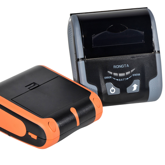 80mm Portable Thermal Receipt Printer with Bluetooth & Rechargeable Battery - Handheld Mobile POS Printer for On-the-Go Printing