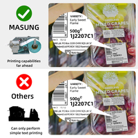 Imprimante d'étiquettes thermiques intégrée MASUNG MS-LP212A avec fonction d'auto-décollement et de recyclage pour les balances, les caisses enregistreuses et les supermarchés