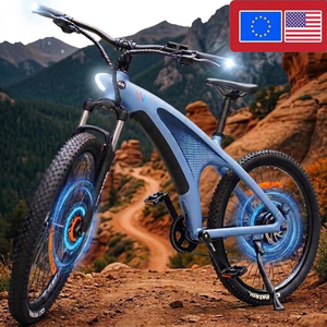Bicicleta de Montaña KIXIN Q5 de 7 Velocidades, Bicicleta Eléctrica Urbana, Batería Recargable, para Adultos, Compatible con Q5, Disponible en Almacenes de la UE, EE. UU. y Reino Unido - Product Image 1