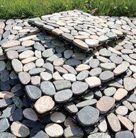 Césped Artificial Ecológico 3D Impermeable, Suelo de Césped Verde para Interiores, Balcón, Terraza, Baldosas de Piedra de Color Natural