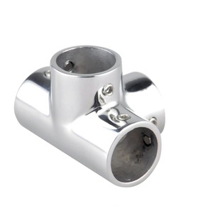 Conector de 3 vías de acero inoxidable para tuberías, accesorios marinos para embarcaciones - Product Image 2