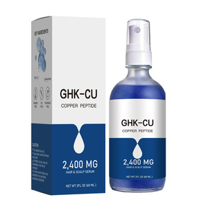 Spray de Péptidos de Cobre GHK-CU Transfronterizo para Cabello y Cuero Cabelludo 60ml, Logotipo Personalizado para Hombres, Tres Años de Vida Útil - Product Image 1