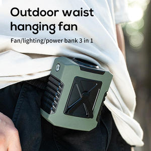 Ventilatore da Cintura Indossabile <span class=keywords><strong>Portatile</strong></span> con Power Bank, Luce Notturna, Ricaricabile, Senza Pale, da Appendere al Collo per Campeggio e Attività all'Aperto - Product Image 6