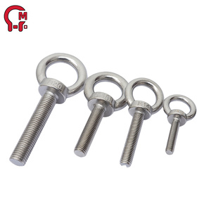 Perno de Ojo de Acero Inoxidable Pulido HLM con Tuerca de Elevación y Anillo Negro para Aplicaciones de Salud, Minería y Tratamiento de Agua - Product Image 4