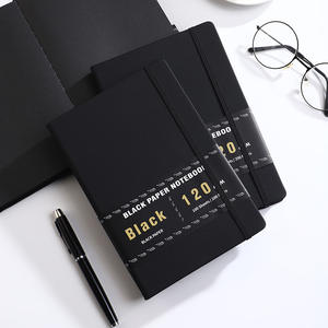 Carnet en papier noir créatif, <span class=keywords><strong>album</strong></span> de scrapbooking DIY, papier cartonné vierge, journal de dessin, pages noires, <span class=keywords><strong>album</strong></span> <span class=keywords><strong>photo</strong></span>, planificateur, livre d'artisanat, vente en gros - Product Image 4