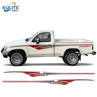 Autocollants à rayures latérales en vinyle KULITE pour autocollants graphiques Toyota Hilux