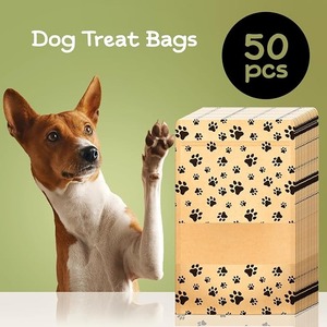 Sacs en papier kraft biodégradables personnalisés de haute qualité, respectueux de l'environnement, anti-odeurs, refermables, friandises <span class=keywords><strong>pour</strong></span> chiens lyophilisées. - Product Image 4
