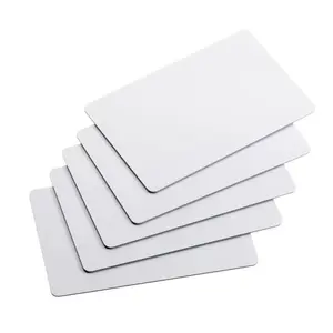 blanke weiße sublimationsdruckbare Plastikkarte CR80 13,56 MHz F08 1K PVC-Karte