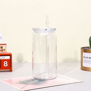 Gobelet Mason à paille 16oz, résistant aux hautes températures, en PC monocouche, sans BPA, design fin, moderne et simple, pour mariages et festivals, pour le marché international - Product Image 3